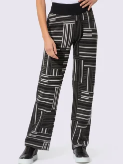 Creation L Pantalons<Pantalon en tricot avec viscose (ecovero)