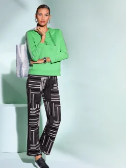 Creation L Pantalons<Pantalon en tricot avec viscose (ecovero)