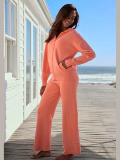 Elbsand Pantalons<Pantalon en tricot doux et extensible