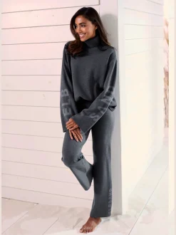 Elbsand Pantalons<Pantalon en tricot doux et extensible