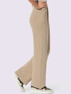 Creation L Pantalons<Pantalon en tricot matière de qualité supérieure avec laine vierge