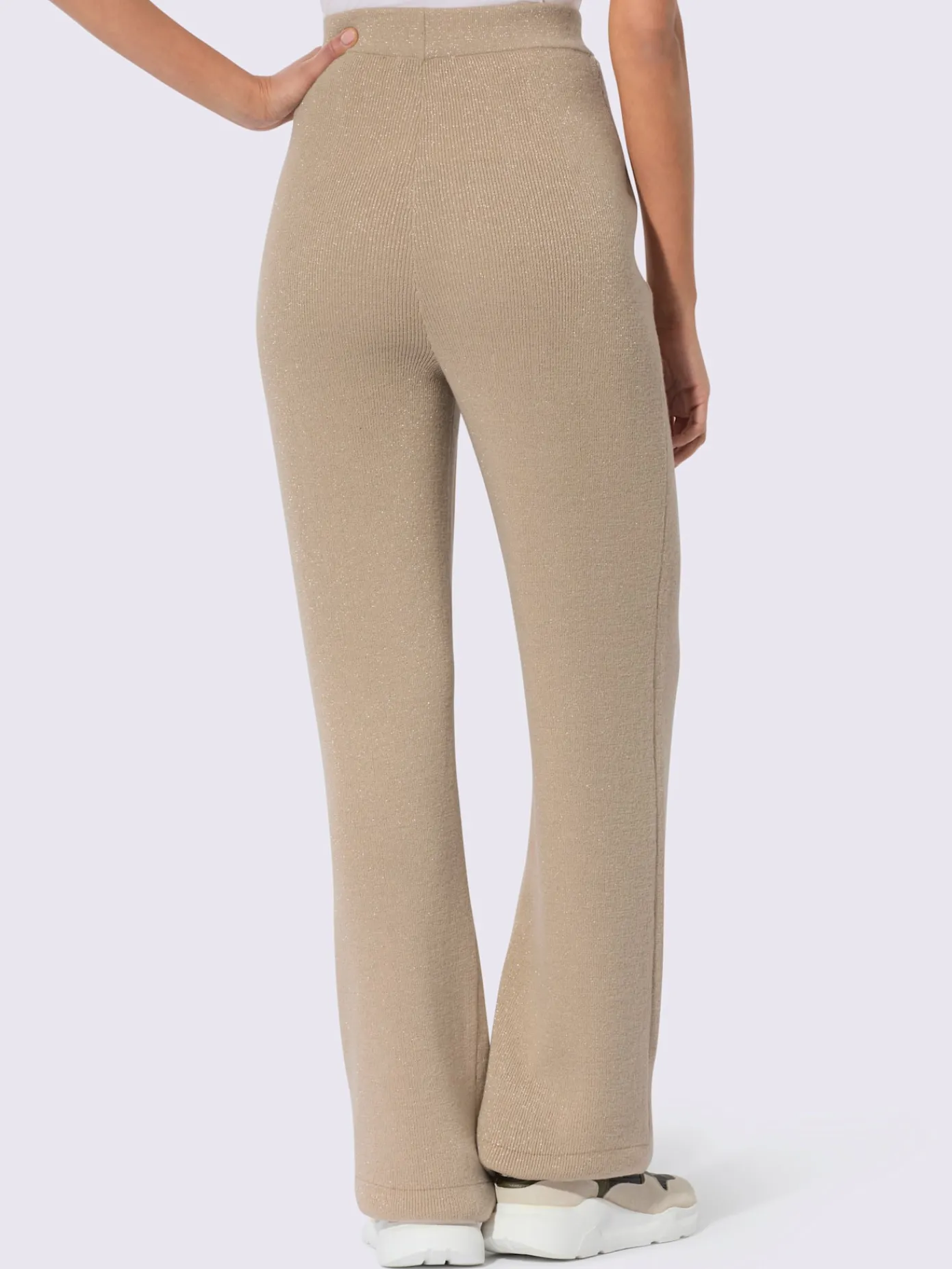 Creation L Pantalons<Pantalon en tricot matière de qualité supérieure avec laine vierge