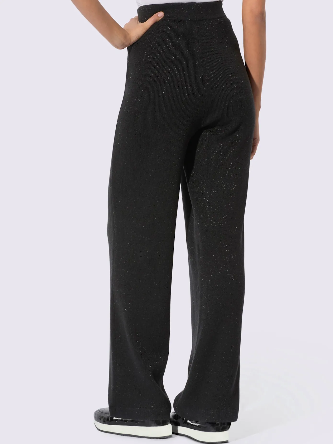 Creation L Pantalons<Pantalon en tricot matière de qualité supérieure avec laine vierge