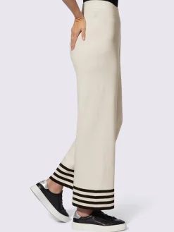 Rick Cardona Pantalons<Pantalon en tricot rayures contrastées