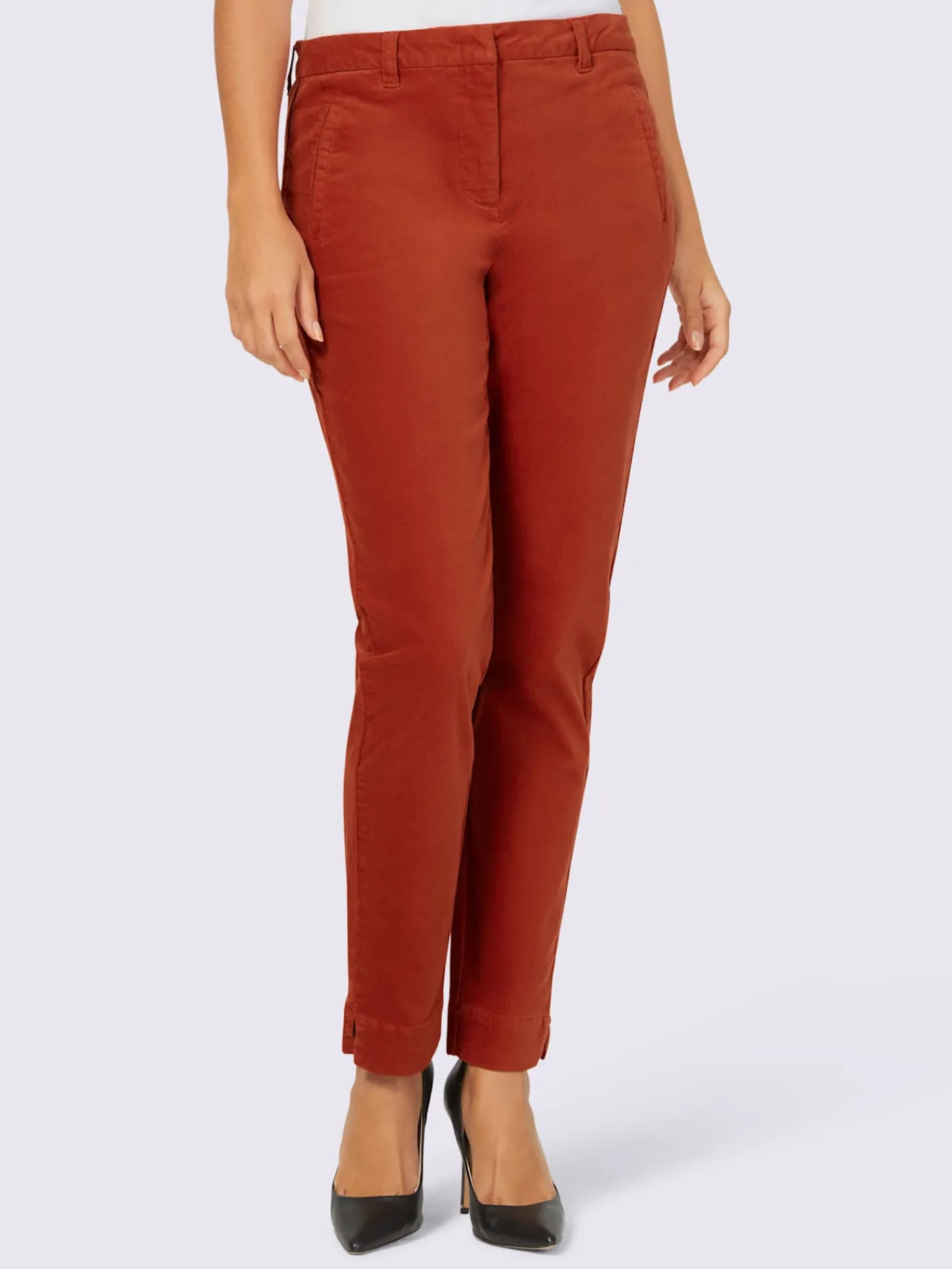 Creation L Pantalons<Pantalon en velours qualité douce