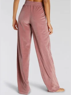 Vivance Tenues De Détente<Pantalon en velours ras avec jambes larges