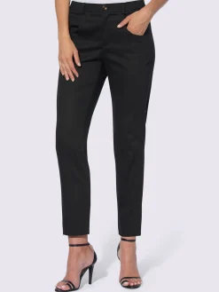 Ashley Brooke Pantalons<Pantalon extensible ceinture élastique latérale