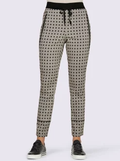 Rick Cardona Pantalons<Pantalon imprimé ceinture élastique confortable