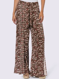 Linea Tesini Pantalons<Pantalon imprimé ethnique mode