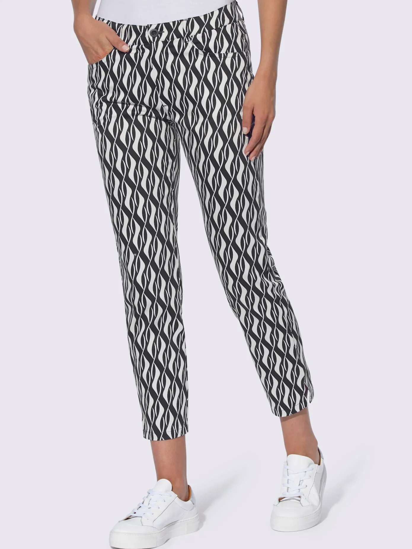 Rick Cardona Pantalons<Pantalon imprimé forme courte tendance