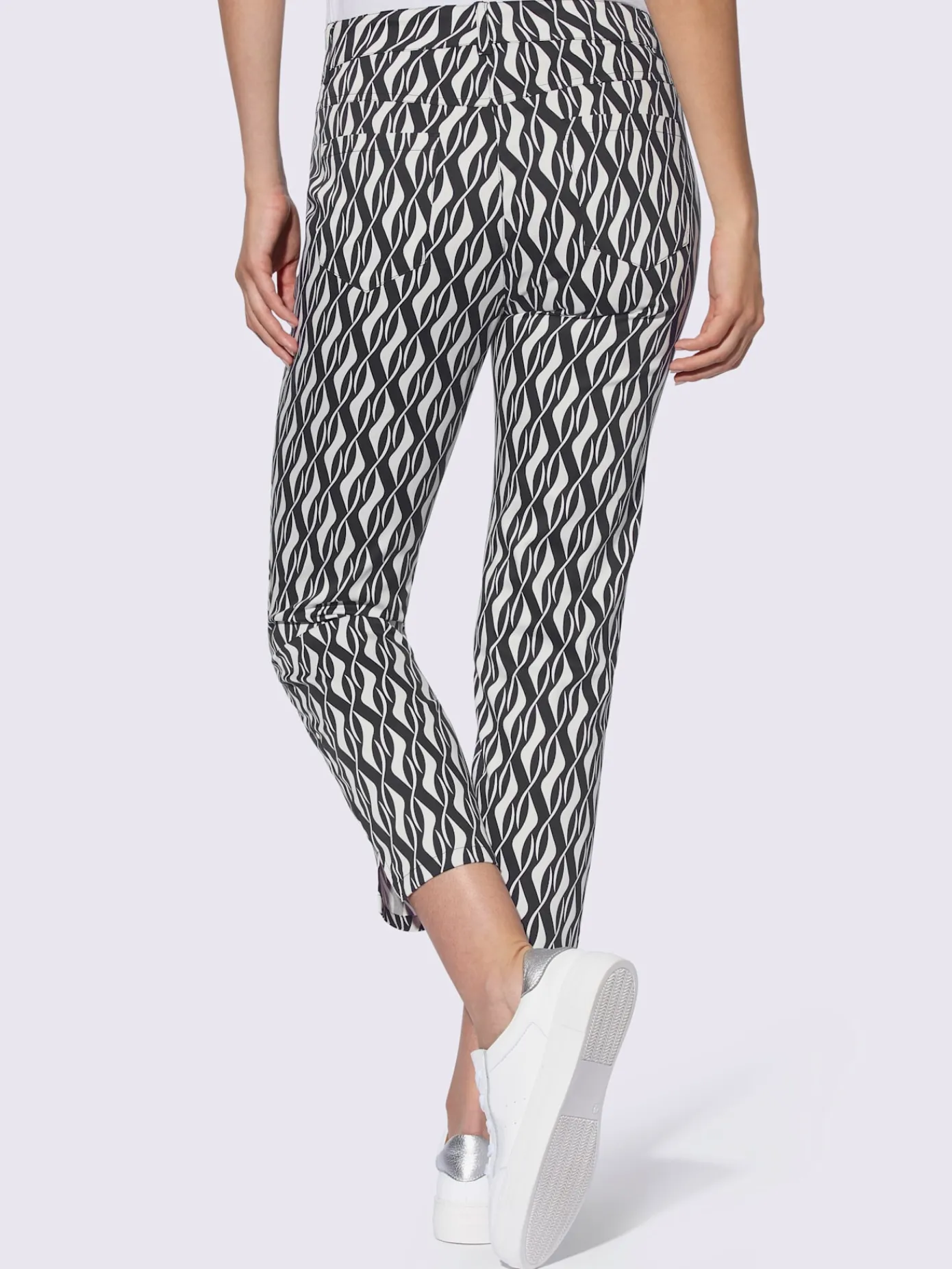 Rick Cardona Pantalons<Pantalon imprimé forme courte tendance