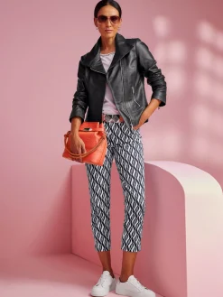 Rick Cardona Pantalons<Pantalon imprimé forme courte tendance