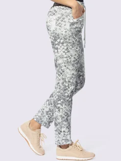 Linea Tesini Pantalons<Pantalon imprimé imprimé mode