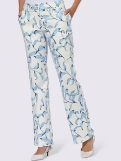 Ashley Brooke Tenues De Cérémonie|Pantalons<Pantalon imprimé légèrement évasé