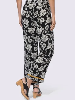 Linea Tesini Pantalons<Pantalon imprimé motif floral