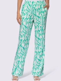 Rick Cardona Pantalons<Pantalon imprimé pure viscose