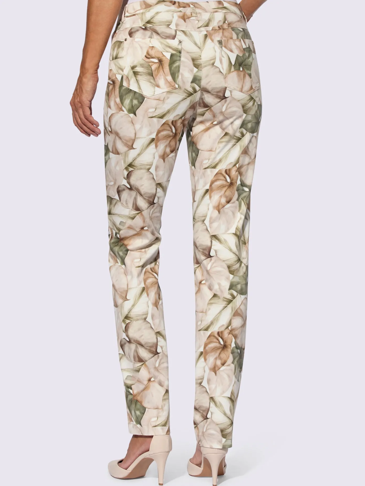 Fair Lady Pantalons<Pantalon imprimé qualité coton