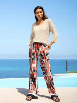 Rick Cardona Pantalons<Pantalon imprimé qualité tissée