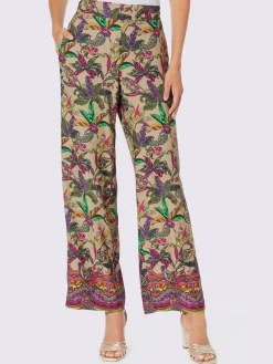 Ashley Brooke Pantalons<Pantalon imprimé qualité tissée