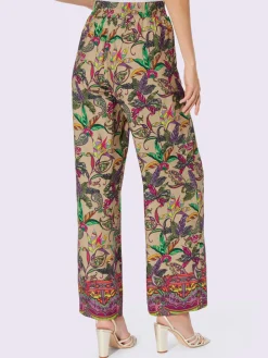 Ashley Brooke Pantalons<Pantalon imprimé qualité tissée