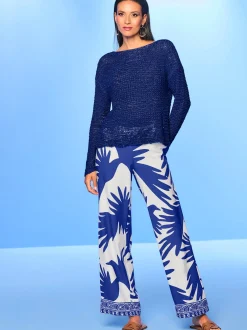 Rick Cardona Pantalons<Pantalon imprimé qualité tissée