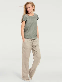 Linea Tesini Pantalons<Pantalon jambes larges