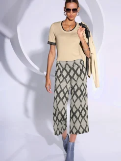 Creation L Pantalons<Pantalon jersey brillant léger