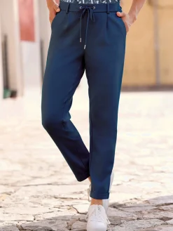 Pantalons<Pantalon jogpant ceinture élastique, coulisse et lien à nouer