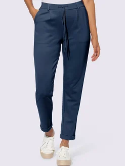 Pantalons<Pantalon jogpant ceinture élastique, coulisse et lien à nouer