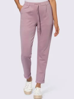 Pantalons<Pantalon jogpant ceinture élastique, coulisse et lien à nouer