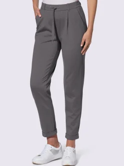 Pantalons<Pantalon jogpant ceinture élastique, coulisse et lien à nouer