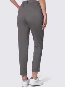 Pantalons<Pantalon jogpant ceinture élastique, coulisse et lien à nouer