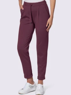 Pantalons<Pantalon jogpant ceinture élastique, coulisse et lien à nouer