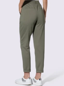 Pantalons<Pantalon jogpant ceinture élastique, coulisse et lien à nouer