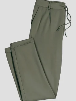 Pantalons<Pantalon jogpant ceinture élastique, coulisse et lien à nouer