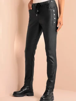 Rick Cardona Pantalons<Pantalon jogpant revêtement mat et brillant