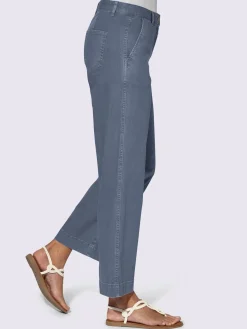 Pantalons<Pantalon large 96% coton