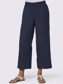 Collection L Pantalons<Pantalon large 55% lin