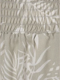 LASCANA Pantalons<Pantalon large ceinture smockée