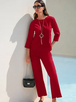 Rick Cardona Pantalons<Pantalon large qualité tissée