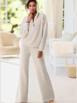 French Connection Pantalons<Pantalon lounge pantalon d'intérieur avec jambes larges