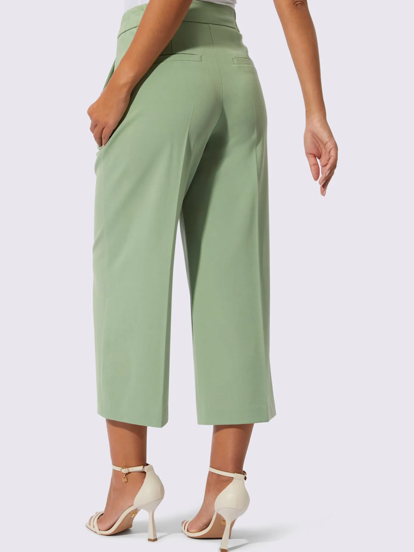 Creation L Pantalons<Pantalon mélange de matières facile d'entretien