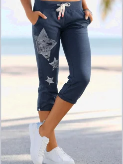 Venice Beach Pantalons<Pantalon molletonné aspect usé légèrement délavé