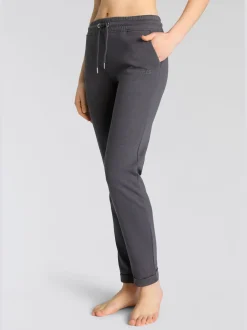 H.I.S Pantalons<Pantalon molletonné pantalon basique avec petit logo brodé