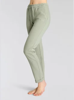 H.I.S Pantalons<Pantalon molletonné pantalon basique avec petit logo brodé