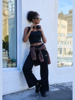 Buffalo Pantalons<Pantalon molletonné pantalon sweat large et décontracté