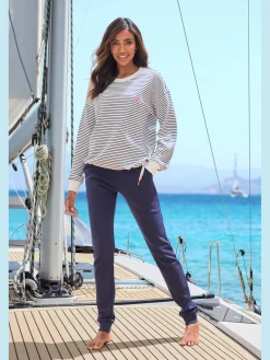 H.I.S Pantalons<Pantalon molletonné pantalon sweat au coloris uni tendance