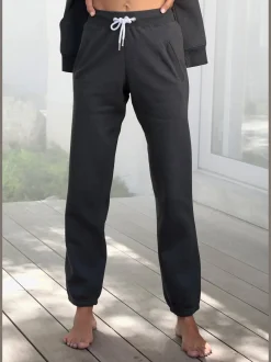 H.I.S Pantalons<Pantalon molletonné pantalon avec ceinture élastique et coulisse