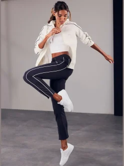 H.I.S Pantalons<Pantalon molletonné pantalon détente confortable avec passepoil