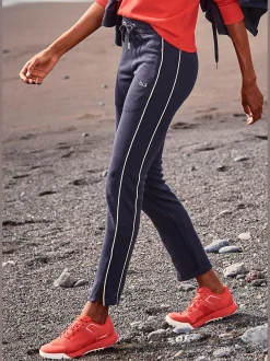 H.I.S Pantalons<Pantalon molletonné pantalon détente confortable avec passepoil